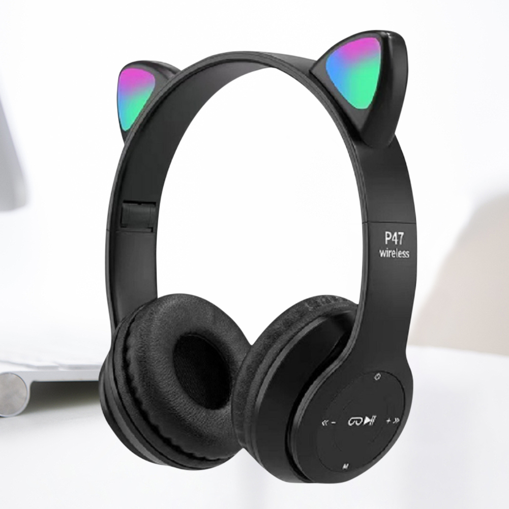 Cat Ear Bluetooth Headset Led - Cuffie Bluetooth con orecchio di gatto