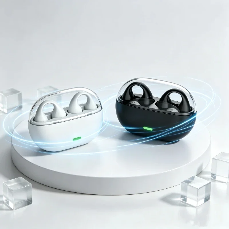 Open Ear Air Conduction Headphones - Auricolare Bluetooth 5.3 Wireless a Conduzione
