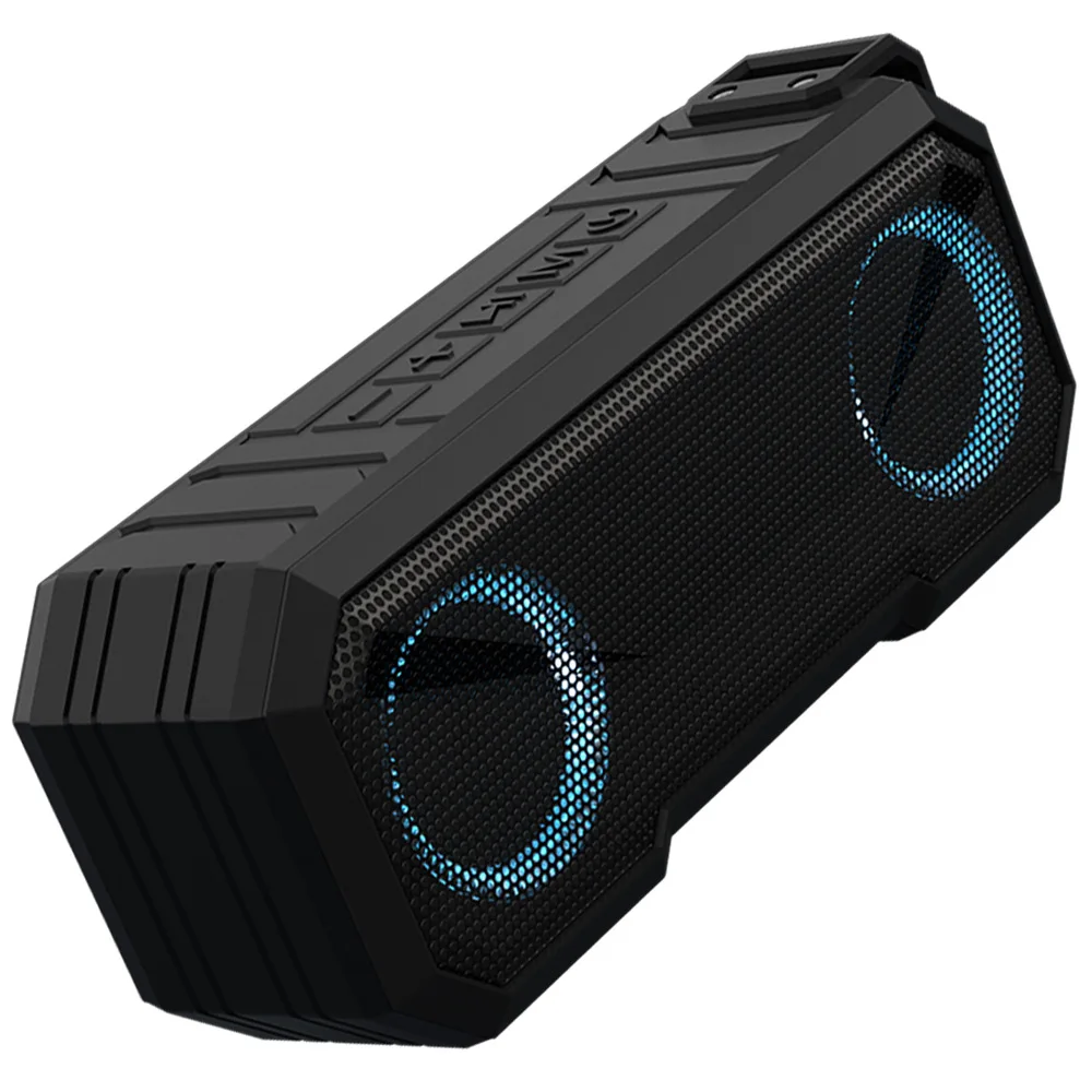 Portable Bluetooth Speaker Waterproof Ipx7 - Altoparlante Bluetooth Portatile con Luce Flash
