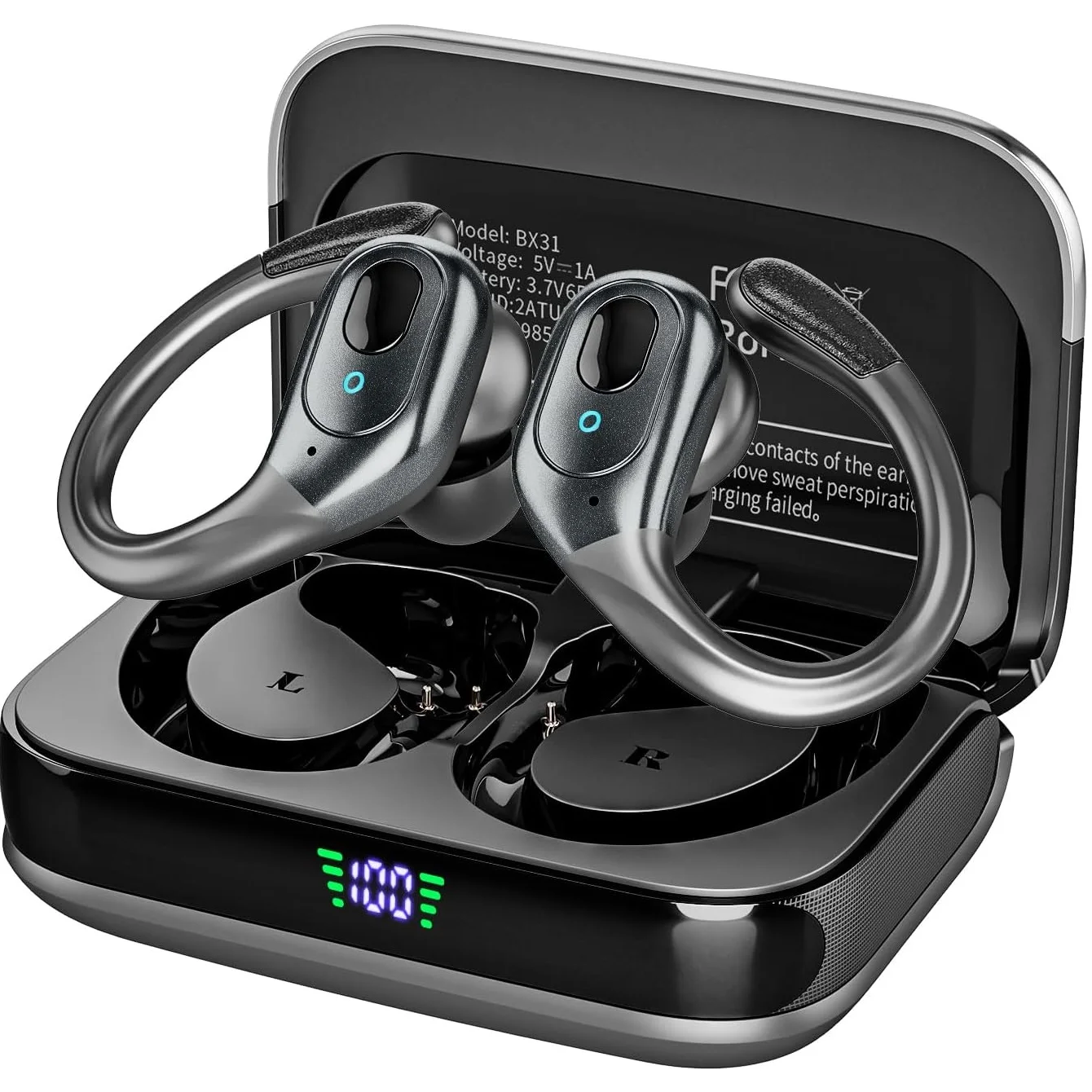 Type C Wired Earphones With Mic - Auricolari Sportivi TWS Bluetooth 6.0 HIFI
