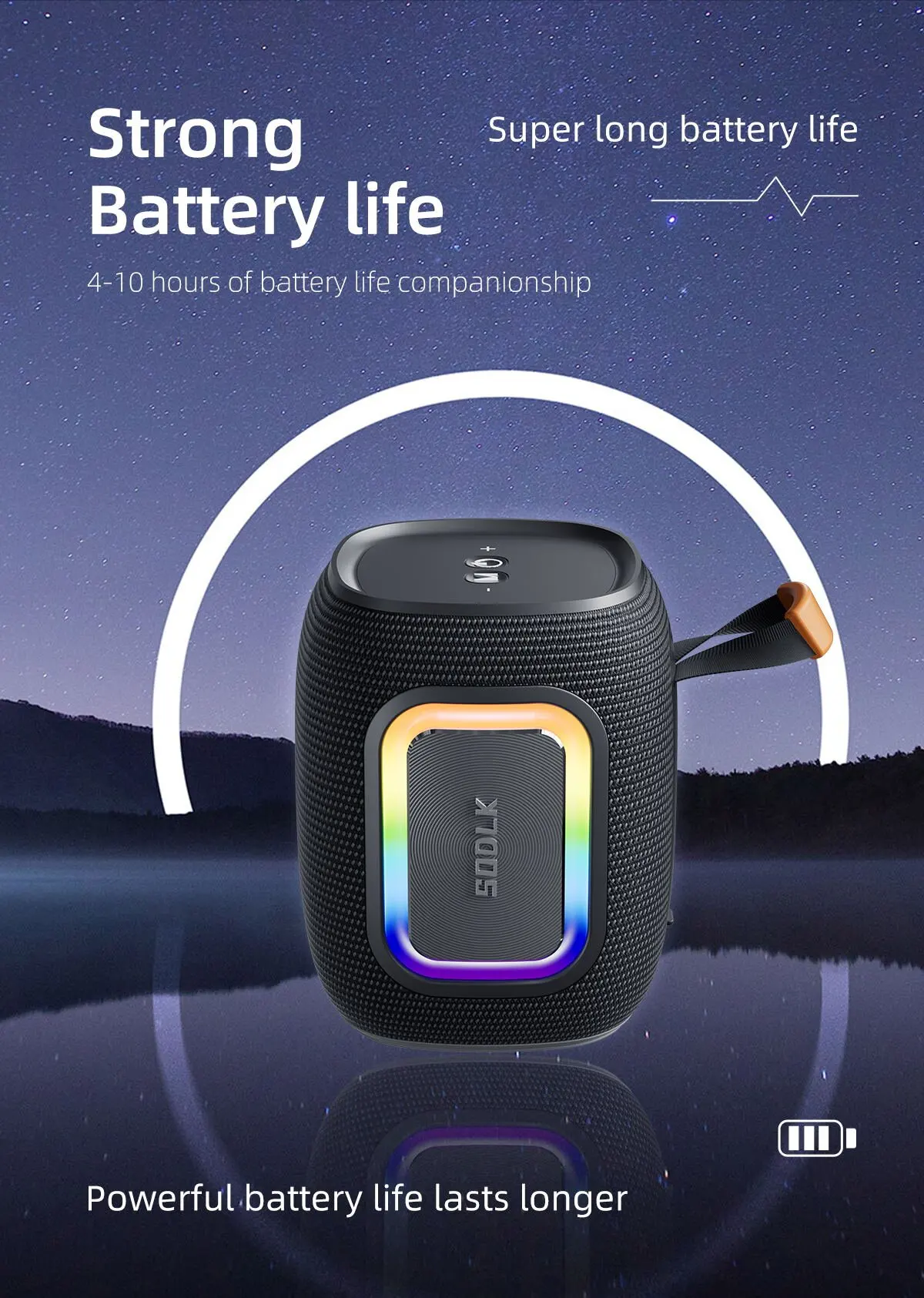 Portable Bluetooth Speaker Waterproof Ipx7 - SODLK T26 Mini Altoparlante Bluetooth Portatile