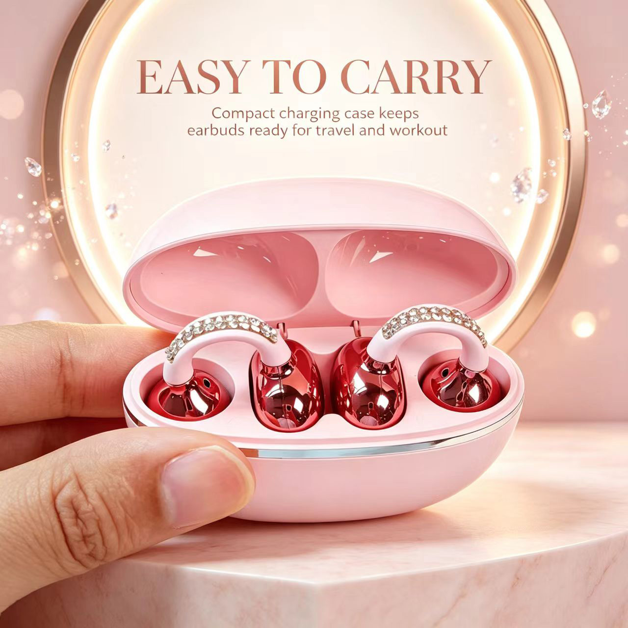 Auricolari Wireless con Clip p - Open Ear Air Conduction Headphones recensione e prezzo