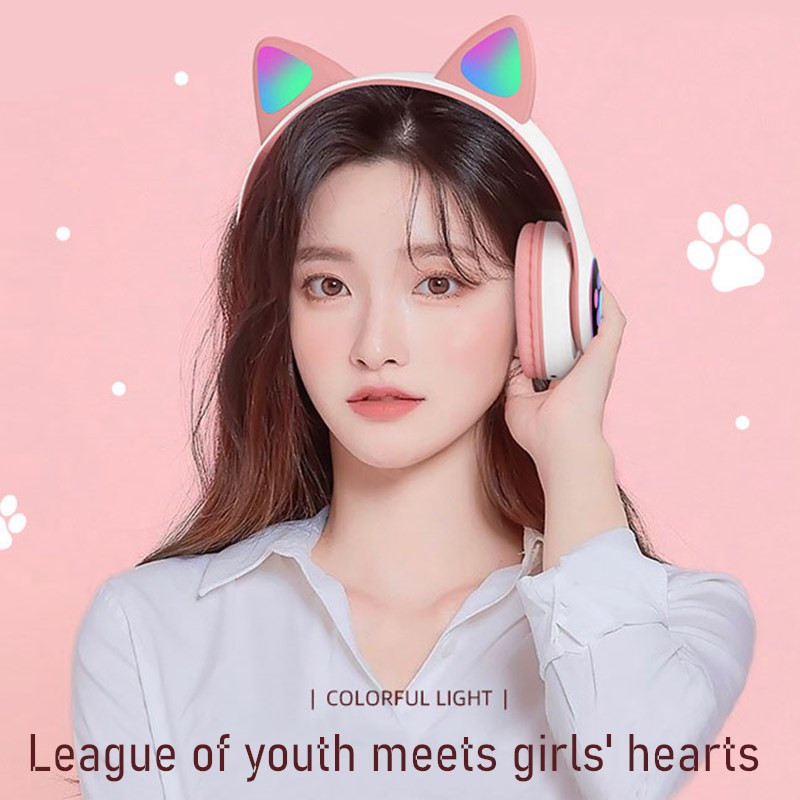 LED lampeggiante Cuffie con or - Cat Ear Bluetooth Headset Led recensione e prezzo