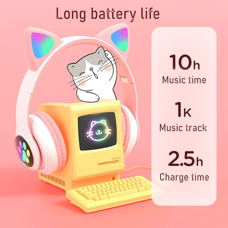 LED lampeggiante Cuffie con or - Cat Ear Bluetooth Headset Led recensione e prezzo