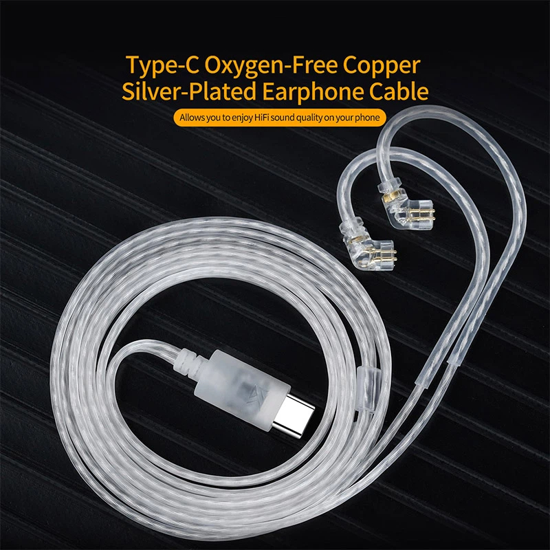 Cavo per auricolari KZ OFC pla - Type C Wired Earphones With Mic recensione e prezzo
