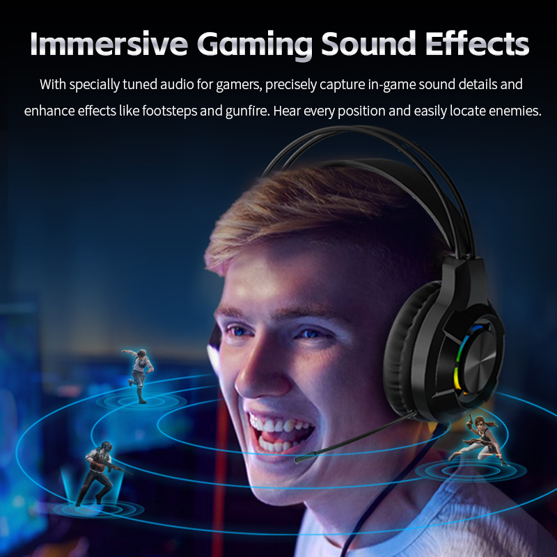 Cuffie da gioco Auricolari con - Gaming Headset With Mic Rgb recensione e prezzo