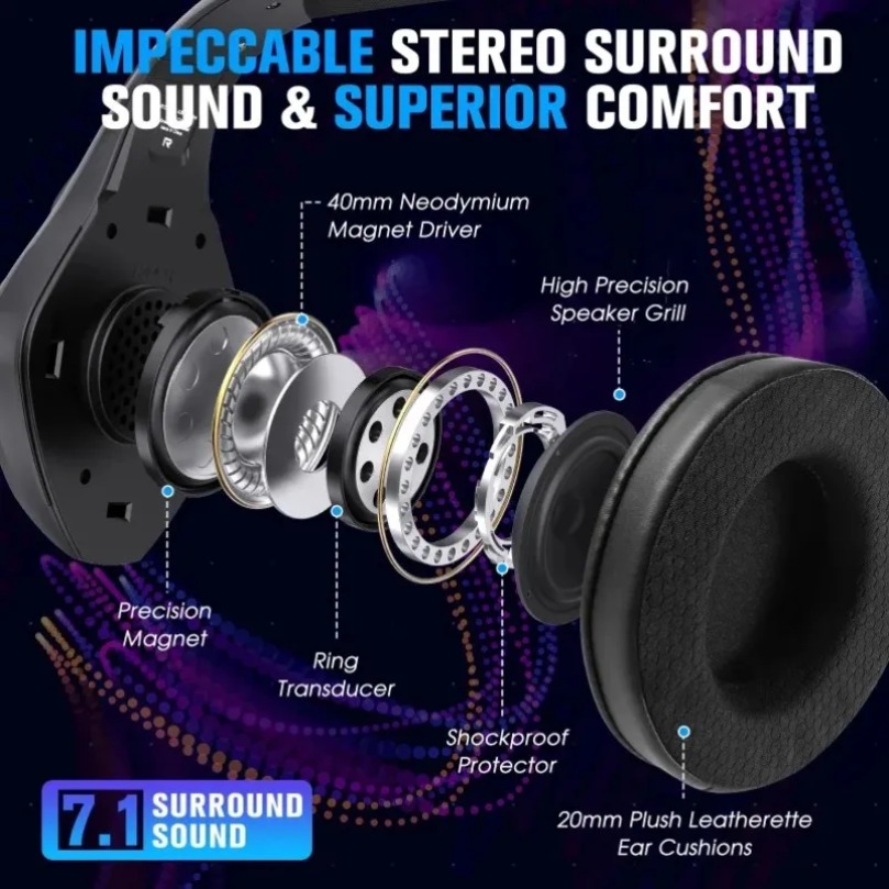 Cuffie da gioco GS400 Ultra Wi - Gaming Headset With Mic Rgb recensione e prezzo