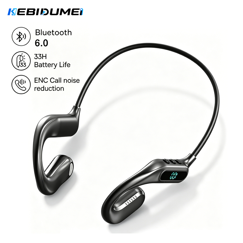 KEBIDUMEI Cuffie Bluetooth 6.0 - Bone Conduction Running Headphones recensione e prezzo