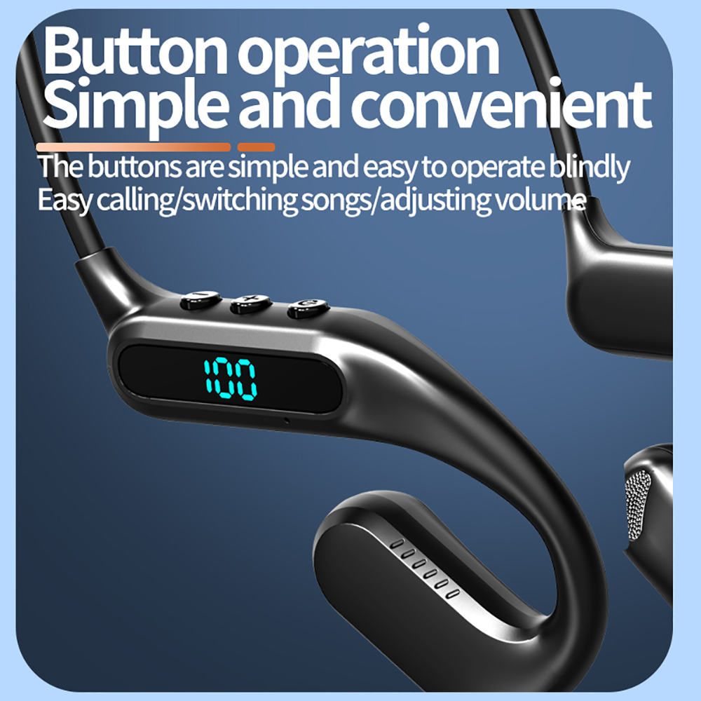 KEBIDUMEI Cuffie Bluetooth 6.0 - Bone Conduction Running Headphones recensione e prezzo