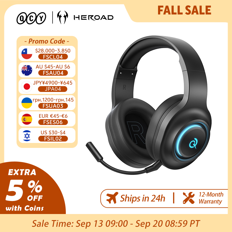 Cuffie da Gaming QCY Heroad V2 - Gaming Headset With Mic Rgb recensione e prezzo