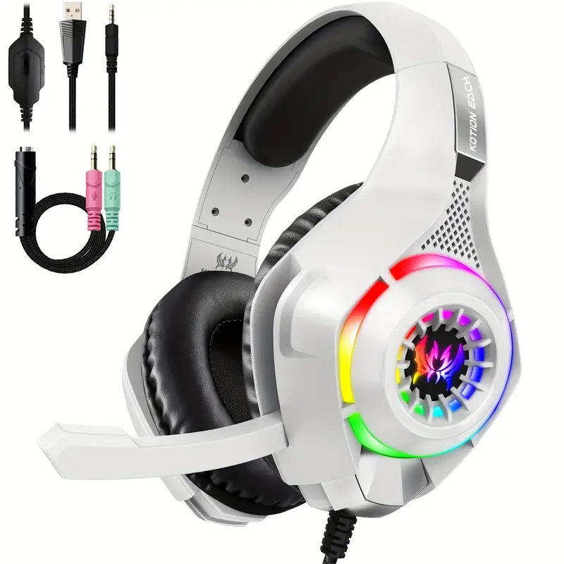 Cuffie da Gaming per PC, PS4,  - Gaming Headset With Mic Rgb recensione e prezzo