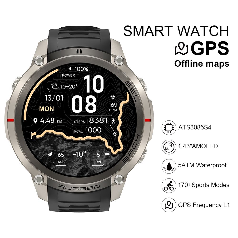 Smartwatch DM59 2026 con Mappe - Smartwatches recensione e prezzo