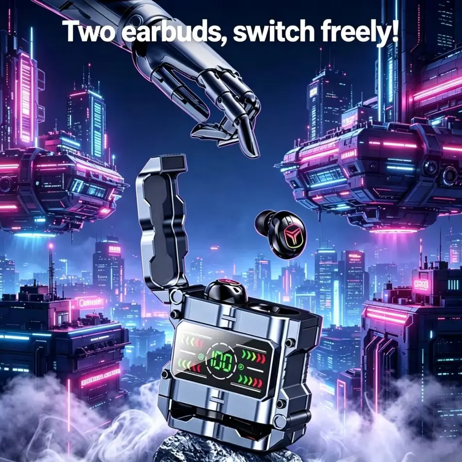 Auricolari Gaming Mecha TWS Bl - Gaming Headset With Mic Rgb recensione e prezzo