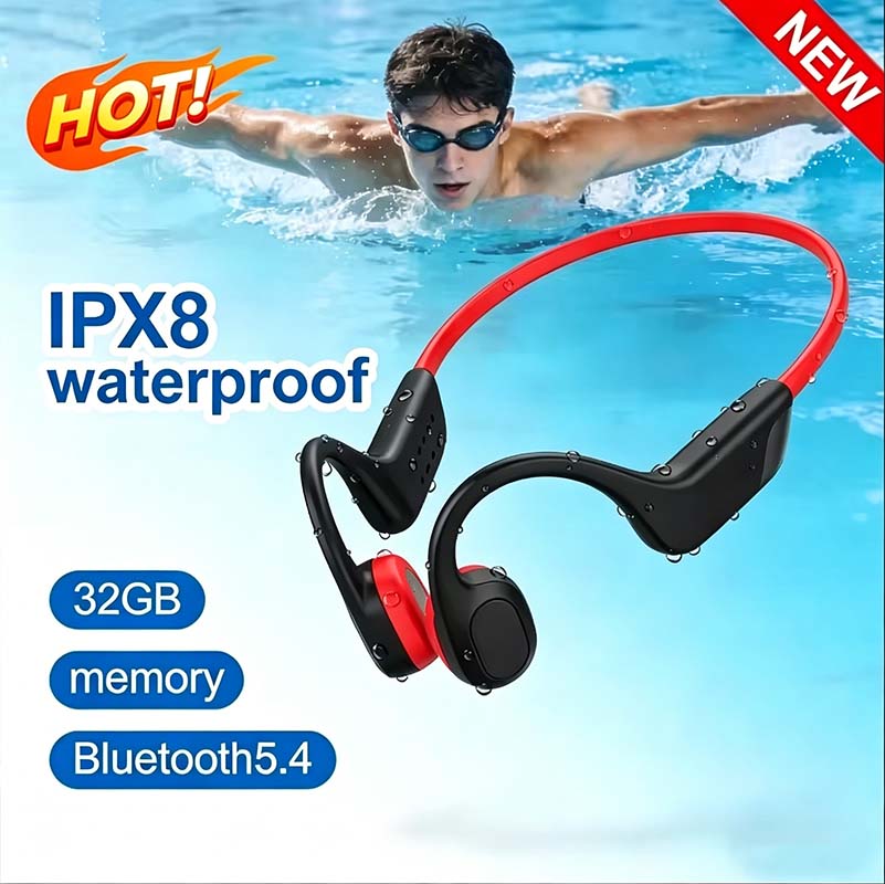 Nuovi Auricolari Bluetooth a C - Bone Conduction Running Headphones recensione e prezzo