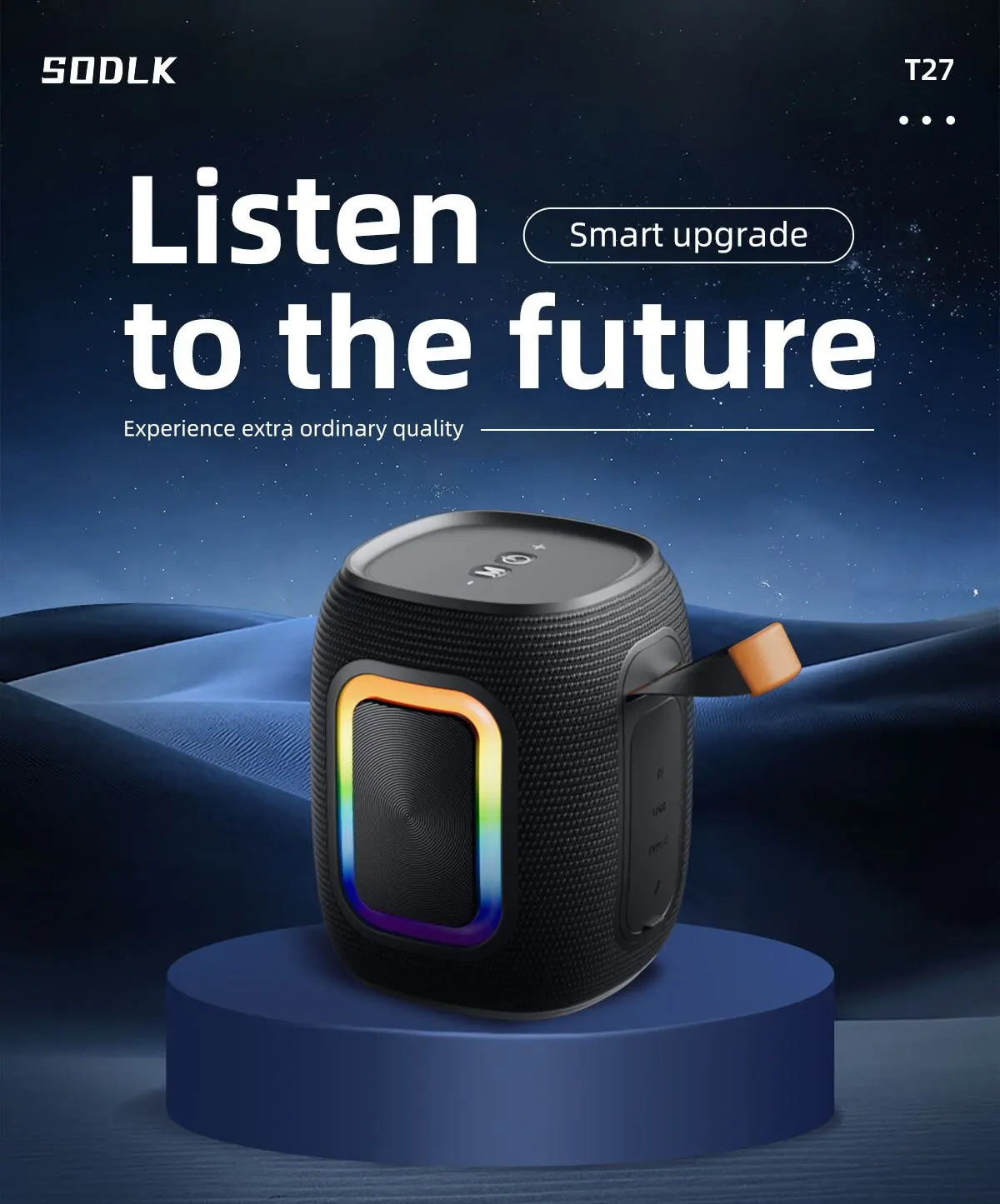 SODLK T26 Mini Altoparlante Bl - Portable Bluetooth Speaker Waterproof Ipx7 recensione e prezzo