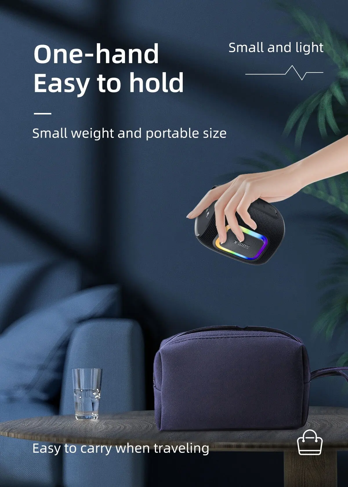 SODLK T26 Mini Altoparlante Bl - Portable Bluetooth Speaker Waterproof Ipx7 recensione e prezzo